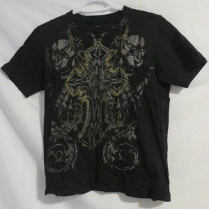 Vintage | MMA ELITE | medium | Black Graphic Tee / T-Shirt | 100% Cotton